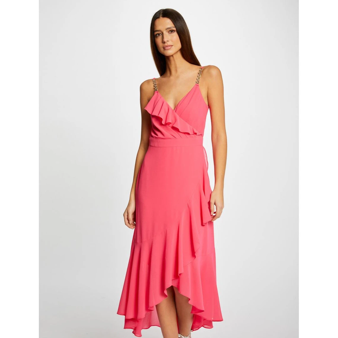 MORGAN Robe Longue évasée à Volants | 3 SUISSES 4 MORGAN Robe Longue évasée à Volants | 3 SUISSES – Image 2