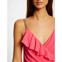 MORGAN Robe Longue évasée à Volants | 3 SUISSES 10 MORGAN Robe Longue évasée à Volants | 3 SUISSES -Promos Robe Mirage Magasin robe longue evasee a volants rose 3508368 6985522 22 1140x1140