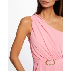 MORGAN Robe Longue évasée Asymétrique | 3 SUISSES 13 MORGAN Robe Longue évasée Asymétrique | 3 SUISSES -Promos Robe Mirage Magasin robe longue evasee asymetrique rose clair 3507568 6981946 46 1140x1140