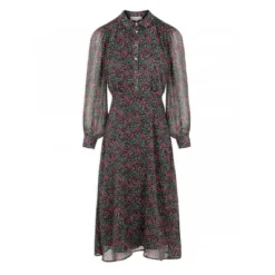 MORGAN Robe Longue évasée Imprimé Floral | 3 SUISSES -Promos Robe Mirage Magasin robe longue evasee imprime floral multico 3296766 5969548 48 1140x1140