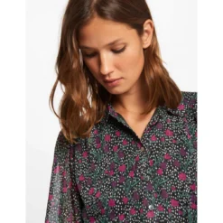 MORGAN Robe Longue évasée Imprimé Floral | 3 SUISSES -Promos Robe Mirage Magasin robe longue evasee imprime floral multico 3296766 5969550 50 1140x1140