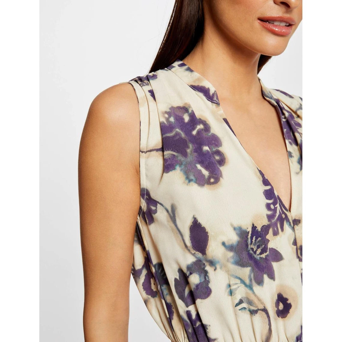 MORGAN Robe Longue évasée Imprimé Floral | 3 SUISSES 6 MORGAN Robe Longue évasée Imprimé Floral | 3 SUISSES – Image 4