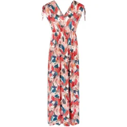 MORGAN Robe Longue évasée Imprimé Végétal | Robe Longue 3 SUISSES -Promos Robe Mirage Magasin robe longue evasee imprime vegetal 3216953 4 1140x1140