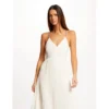 MORGAN Robe Longue évasée Plissée à Dos Nu | 3 SUISSES 1 MORGAN Robe Longue évasée Plissée à Dos Nu | 3 SUISSES -Promos Robe Mirage Magasin robe longue evasee plissee a dos nu ecru 3508314 6985286 86 1140x1140