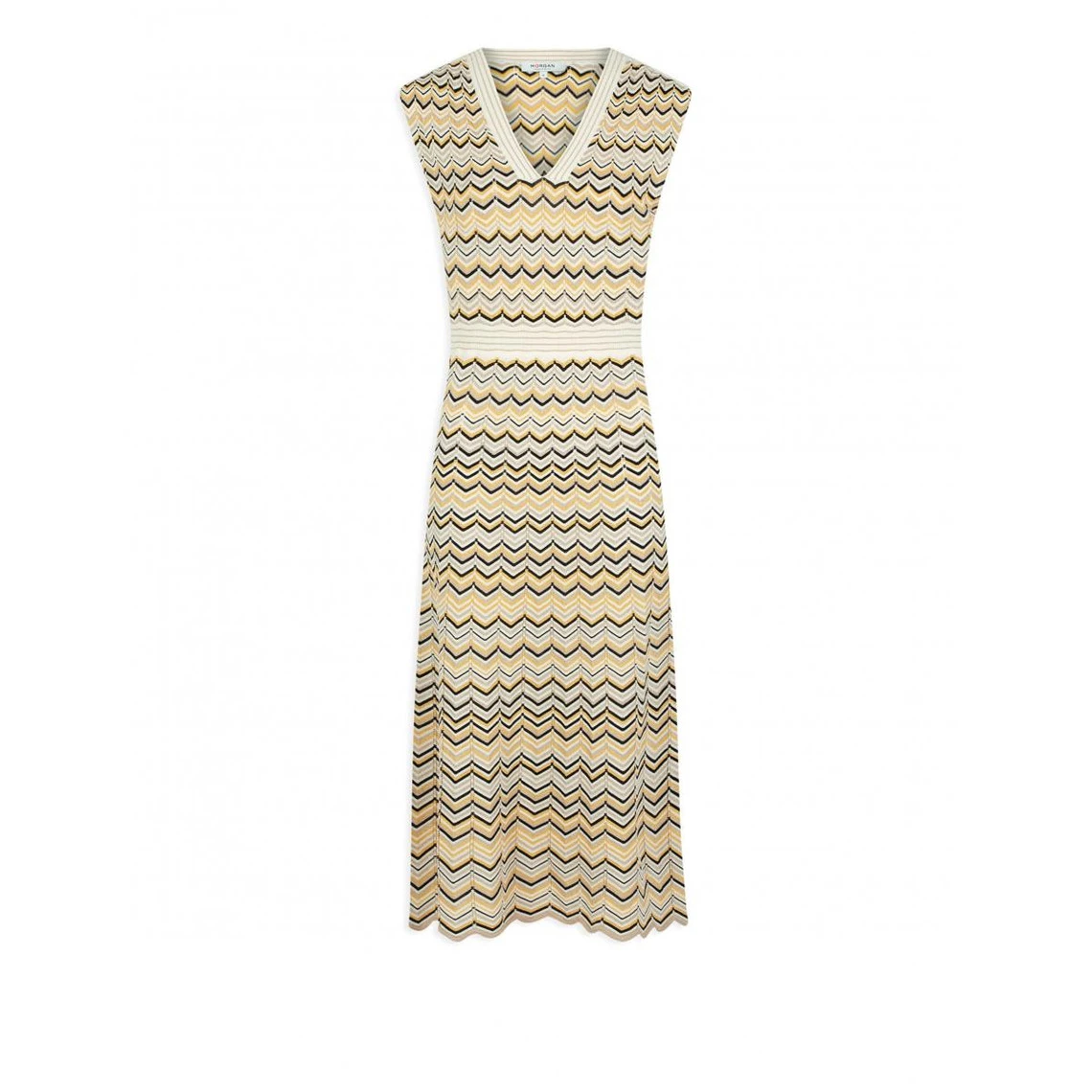 MORGAN Robe Longue Imprimé Jacquard | 3 SUISSES 5 MORGAN Robe Longue Imprimé Jacquard | 3 SUISSES – Image 3