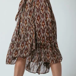 Robe Longue Imprimée Croisée Mary | Robe Longue 3 SUISSES -Promos Robe Mirage Magasin robe longue imprimee croisee mary 1237989 3 1140x1140