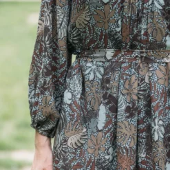 Robe Longue Imprimée Jungle Nancy | 3 SUISSES -Promos Robe Mirage Magasin robe longue imprimee jungle nancy 3277362 7 1140x1140