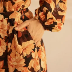 Robe Longue Imprimée Nancy | 3 SUISSES -Promos Robe Mirage Magasin robe longue imprimee nancy 3405538 4 1140x1140