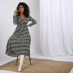 Robe Longue Léopard Eva | Robe Longue 3 SUISSES -Promos Robe Mirage Magasin robe longue leopard 1207785 2 1140x1140