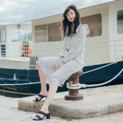 Robe Longue Manches Longues Imprimée Dany | 3 SUISSES