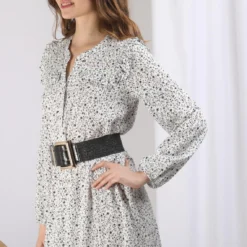 Robe Longue Manches Longues Imprimée Dany | 3 SUISSES -Promos Robe Mirage Magasin robe longue manches longues imprimee dany reedition 1198209 7 1140x1140