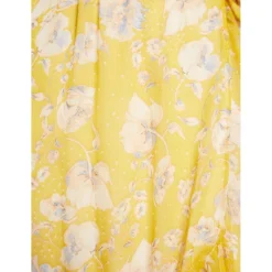 MORGAN Robe Longue Portefeuille Imprimé Floral | 3 SUISSES -Promos Robe Mirage Magasin robe longue portefeuille imprime floral jaune 3399004 6405670 70 1140x1140