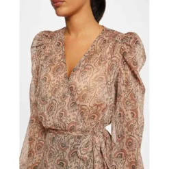 MORGAN Robe Longue Portefeuille Imprimé Végétal | 3 SUISSES -Promos Robe Mirage Magasin robe longue portefeuille imprime vegetal multico 3417806 6523438 38 1140x1140