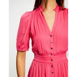 MORGAN Robe Manches 3/4 Boutonnée à L'avant | 3 SUISSES 10 MORGAN Robe Manches 3/4 Boutonnée à L'avant | 3 SUISSES -Promos Robe Mirage Magasin robe manches 34 boutonnee a lavant rose moyen 3507480 6981536 36 1140x1140