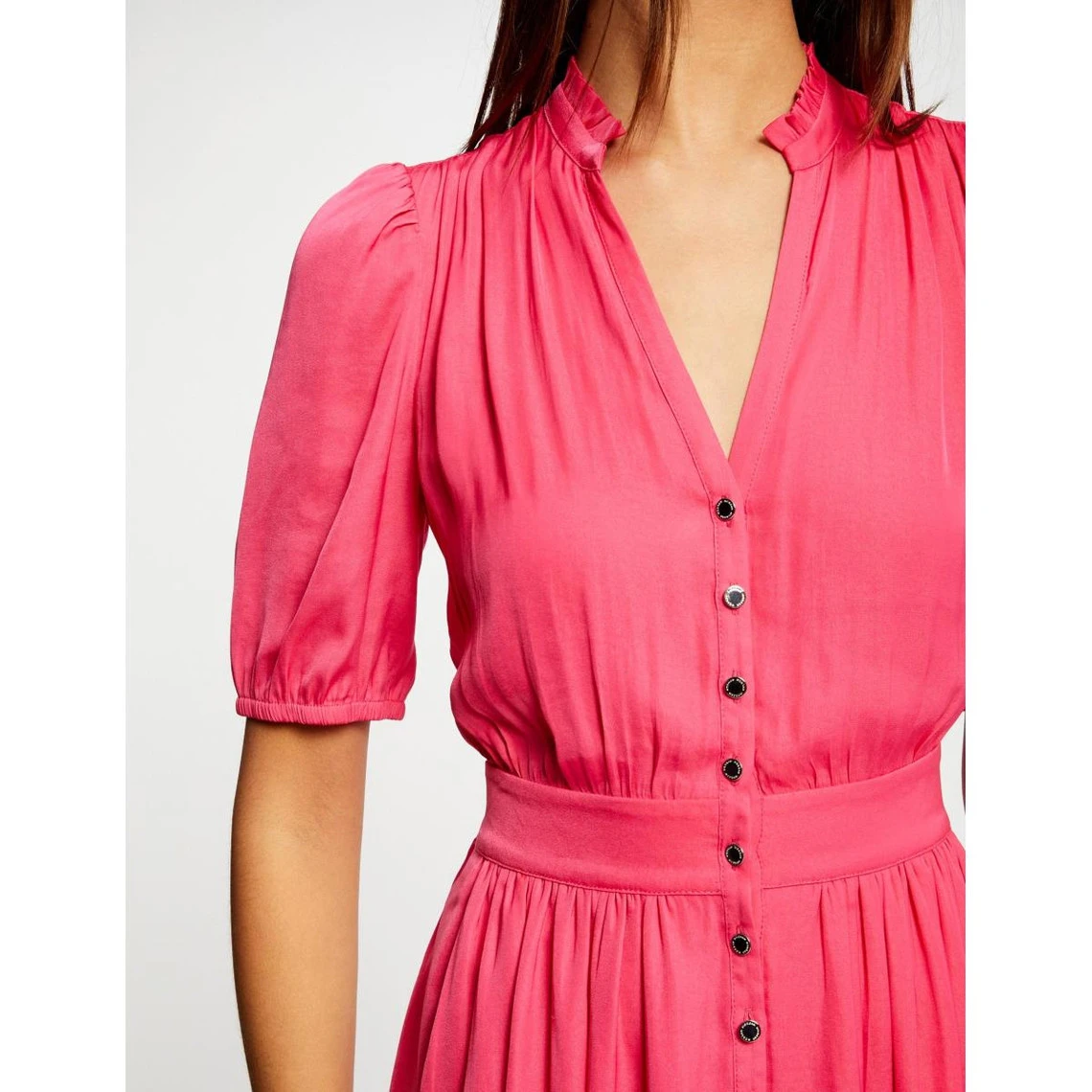 MORGAN Robe Manches 3/4 Boutonnée à L'avant | 3 SUISSES 6 MORGAN Robe Manches 3/4 Boutonnée à L'avant | 3 SUISSES – Image 4