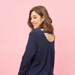 Robe Manches 3/4 Col Rond Et Poches Avec Perles Fantaisie Grandes Tailles Femme - Bleu Marine | 3 SUISSES 9 Robe Manches 3/4 Col Rond Et Poches Avec Perles Fantaisie Grandes Tailles Femme - Bleu Marine | 3 SUISSES -Promos Robe Mirage Magasin robe manches 34 col rond et poches avec perles fantaisie grandes tailles femme bleu marine 1051799 3 1140x1140