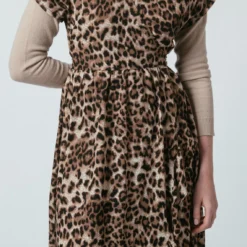 Robe Manches Courtes Léopard Léopoldine | Robe Longue 3 SUISSES -Promos Robe Mirage Magasin robe manches courtes leopard leopoldine 1237979 3 1140x1140