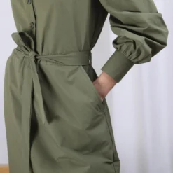 Robe Manches Longues Ceinturée En Popeline Dali Réédition | 3 SUISSES -Promos Robe Mirage Magasin robe manches longues ceinturee en popeline dali reedition 1198131 5 1140x1140