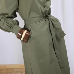 Robe Manches Longues Ceinturée En Popeline Dali Réédition | 3 SUISSES -Promos Robe Mirage Magasin robe manches longues ceinturee en popeline dali reedition 1198131 7 1140x1140