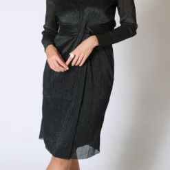 Robe Manches Longues Drapée Alexa | Robe Habillée 3 SUISSES -Promos Robe Mirage Magasin robe manches longues drapee alexa 1197281 3 1140x1140