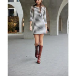 LA PETITE ETOILE Robe MARITA Ecru/marine | 3 SUISSES -Promos Robe Mirage Magasin robe marita ecrumarine 3440426 2 1140x1140