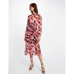 MORGAN Robe Midi Droite Imprimé Abstrait | 3 SUISSES -Promos Robe Mirage Magasin robe midi droite imprime abstrait multico 3393624 6379354 54 1140x1140