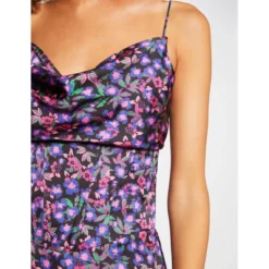 MORGAN Robe Midi Droite Imprimé Floral MULTICO | 3 SUISSES -Promos Robe Mirage Magasin robe midi droite imprime floral multico 3431434 6602604 4 1140x1140