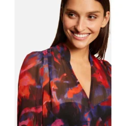 MORGAN Robe Midi évasée Imprimé Abstrait MULTICO | 3 SUISSES -Promos Robe Mirage Magasin robe midi evasee imprime abstrait multico 3432408 6607472 72 1140x1140