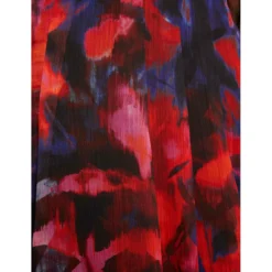 MORGAN Robe Midi évasée Imprimé Abstrait MULTICO | 3 SUISSES -Promos Robe Mirage Magasin robe midi evasee imprime abstrait multico 3432408 6607474 74 1140x1140