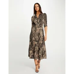 MORGAN Robe Midi évasée Imprimé Animalier | 3 SUISSES 9 MORGAN Robe Midi évasée Imprimé Animalier | 3 SUISSES -Promos Robe Mirage Magasin robe midi evasee imprime animalier multico 3517746 7024504 4 1140x1140