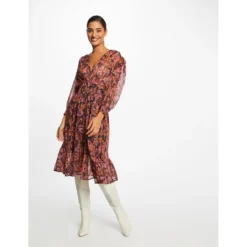 Promos Robe Mirage Magasin -Promos Robe Mirage Magasin robe midi evasee imprime cachemire multico 3417810 6523454 54 1140x1140