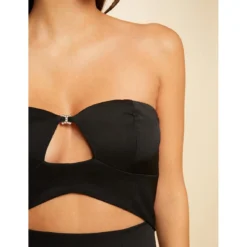 MORGAN Robe Midi Trapèze Sans Manches NOIR | 3 SUISSES -Promos Robe Mirage Magasin robe midi trapeze sans manches noir 3431532 6603088 88 1140x1140