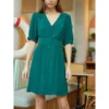 LA PETITE ETOILE Robe NATASHA Vert | 3 SUISSES 1 LA PETITE ETOILE Robe NATASHA Vert | 3 SUISSES -Promos Robe Mirage Magasin robe natasha vert 3440436 1140x1140