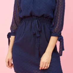 Robe Plumetis Ceinturée Unie | Robe Habillée 3 SUISSES 7 Robe Plumetis Ceinturée Unie | Robe Habillée 3 SUISSES -Promos Robe Mirage Magasin robe plumetis ceinturee unie 1170099 2 1140x1140