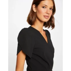 MORGAN Robe Portefeuille à Détail Chaîne NOIR | 3 SUISSES -Promos Robe Mirage Magasin robe portefeuille a detail chaine noir 3431114 6601068 68 1140x1140