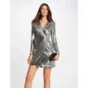 MORGAN Robe Portefeuille à Sequins ARGENTE | 3 SUISSES -Promos Robe Mirage Magasin robe portefeuille a sequins argente 3431278 6601864 64 1140x1140