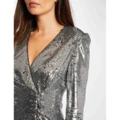 MORGAN Robe Portefeuille à Sequins ARGENTE | 3 SUISSES 13 MORGAN Robe Portefeuille à Sequins ARGENTE | 3 SUISSES -Promos Robe Mirage Magasin robe portefeuille a sequins argente 3431278 6601874 74 1140x1140