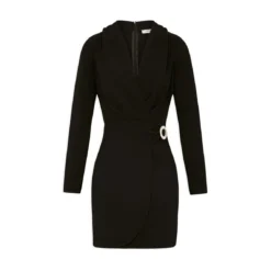 MORGAN Robe Portefeuille Avec Boucle NOIR | 3 SUISSES -Promos Robe Mirage Magasin robe portefeuille avec boucle noir 3432404 6607450 50 1140x1140