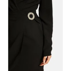 MORGAN Robe Portefeuille Avec Boucle NOIR | 3 SUISSES -Promos Robe Mirage Magasin robe portefeuille avec boucle noir 3432404 6607456 56 1140x1140