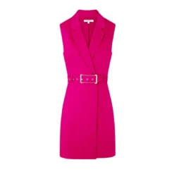 MORGAN Robe Portefeuille Ceinturée Sans Manches | 3 SUISSES 9 MORGAN Robe Portefeuille Ceinturée Sans Manches | 3 SUISSES -Promos Robe Mirage Magasin robe portefeuille ceinturee sans manches framboise 3516952 7019594 94 1140x1140