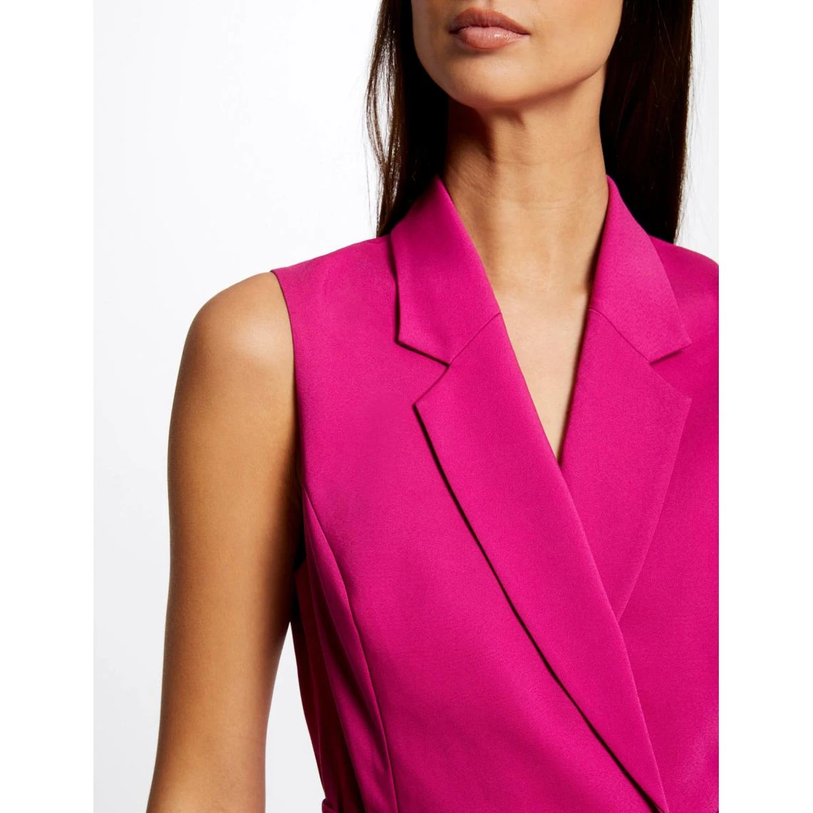 MORGAN Robe Portefeuille Ceinturée Sans Manches | 3 SUISSES 6 MORGAN Robe Portefeuille Ceinturée Sans Manches | 3 SUISSES – Image 4