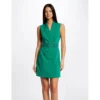 MORGAN Robe Portefeuille Ceinturée Sans Manches | 3 SUISSES 2 MORGAN Robe Portefeuille Ceinturée Sans Manches | 3 SUISSES -Promos Robe Mirage Magasin robe portefeuille ceinturee sans manches vert 3516950 7019580 80 1140x1140