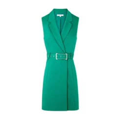 MORGAN Robe Portefeuille Ceinturée Sans Manches | 3 SUISSES -Promos Robe Mirage Magasin robe portefeuille ceinturee sans manches vert 3516950 7019584 84 1140x1140