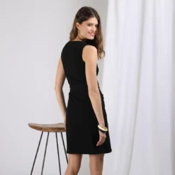 Robe Portefeuille Ceinturée Unie | Robe Courte 3 SUISSES 8 Robe Portefeuille Ceinturée Unie | Robe Courte 3 SUISSES -Promos Robe Mirage Magasin robe portefeuille ceinturee unie 1170081 1 1140x1140