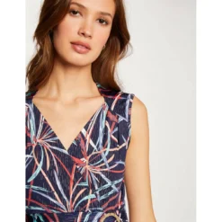 MORGAN Robe Portefeuille Imprimé Abstrait | 3 SUISSES -Promos Robe Mirage Magasin robe portefeuille imprime abstrait marine 3256147 5786177 77 1140x1140