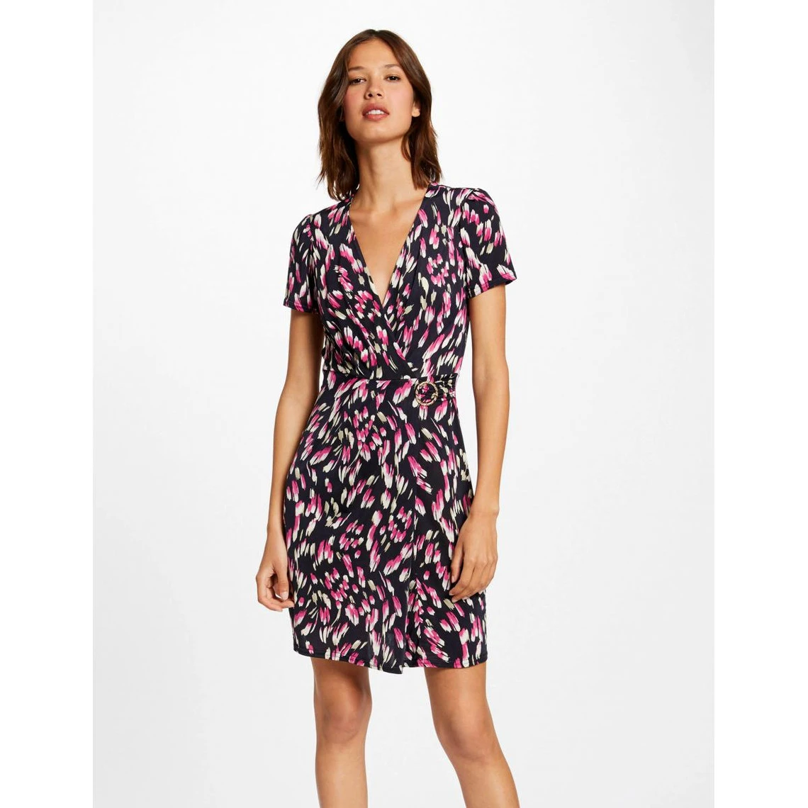 MORGAN Robe Portefeuille Imprimé Abstrait | 3 SUISSES 3 MORGAN Robe Portefeuille Imprimé Abstrait | 3 SUISSES