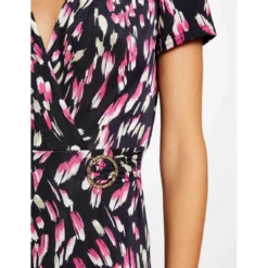 MORGAN Robe Portefeuille Imprimé Abstrait | 3 SUISSES 10 MORGAN Robe Portefeuille Imprimé Abstrait | 3 SUISSES -Promos Robe Mirage Magasin robe portefeuille imprime abstrait multico 3393652 6379516 16 1140x1140