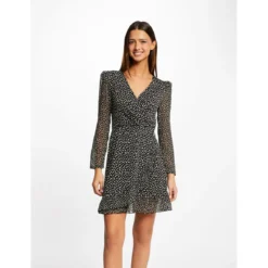 MORGAN Robe Portefeuille Imprimé Pois | 3 SUISSES