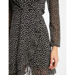 MORGAN Robe Portefeuille Imprimé Pois | 3 SUISSES -Promos Robe Mirage Magasin robe portefeuille imprime pois multico 3507534 6981794 94 1140x1140