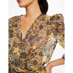 MORGAN Robe Portefeuille Imprimé Végétal | 3 SUISSES -Promos Robe Mirage Magasin robe portefeuille imprime vegetal multico 3397180 6396060 60 1140x1140